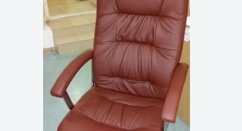 Обтяжка офисного кресла. Тарко-Сале